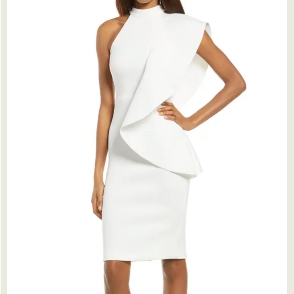 Lavish Alice High Neck Scuba Crepe Dress